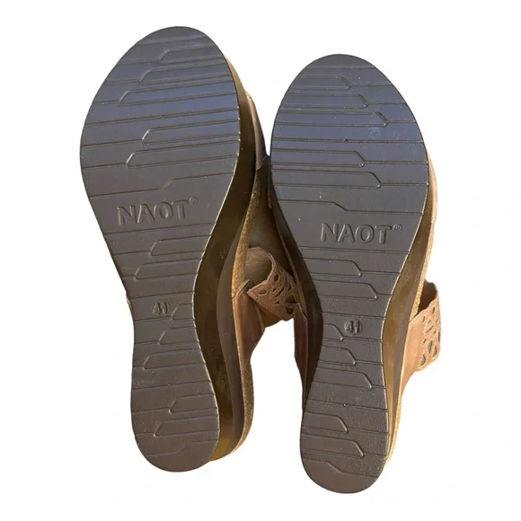 NIB! NAOT Rise ladies shoes Genesis -23030 S8R-Latte / Brown size 41 - Picture 4 of 10